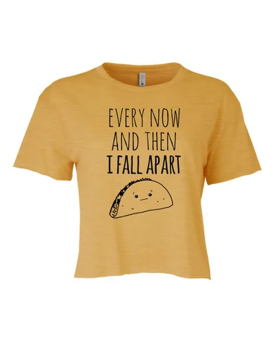 Vista 8 de I Walk The Lime, Cute Women's Screen Printed Crop Tee, Shirts With Sayings, Heather Gray or Gold (S, Heather Gray)