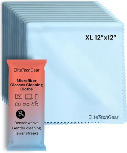 Vista 14 de Elite Tech Gear Kit de Cuidado Óptico, de Pantalla y Lentes - Aerosol de 3 Piezas (2x4oz+1oz) con 2 Paños de Microfibra - Solución para Anteojos Sin