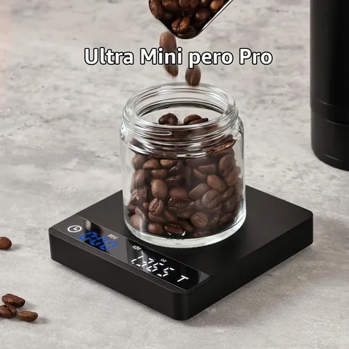 Vista 2 de Báscula de café BUCANIM 0.004 oz temporizador de precisión USB-C recargable