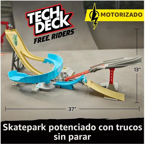 Vista 2 de Tech Deck Free Riders Extreme - Juego de diapasón motorizado a partir de 5