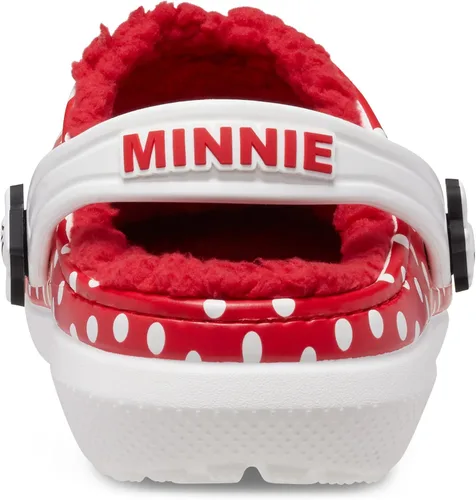 Vista 5 de Crocs Zuecos y pantuflas unisex de Disney con forro clásico para niños, zapatos y pantuflas de Mickey y Minnie Mouse