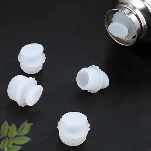 Vista 5 de dPois Tapón de silicona sellado seguro tapón de corcho tapa tapa botella tapón de corcho para frasco de vacío reemplazar accesorios de hervidor