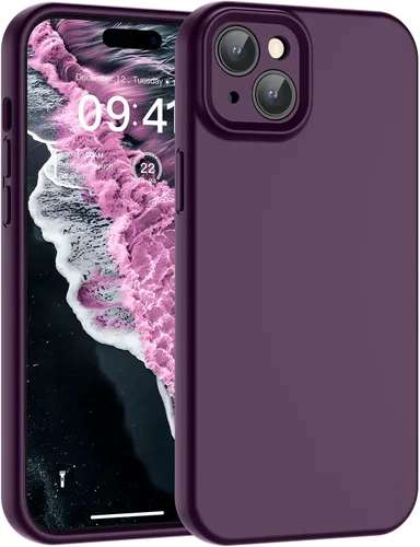 Vista 159 de SUPFINE - Funda diseñada para iPhone 12, silicona líquida premium con [forro de microfibra suave antiarañazos][protección de cámara mejorada], funda