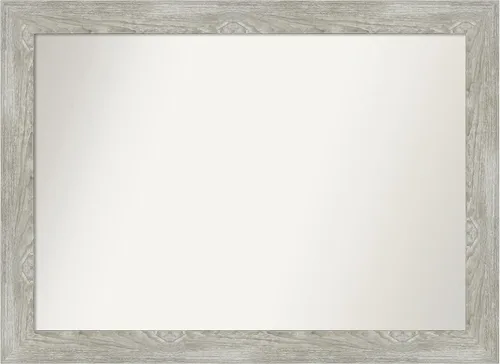 Vista 86 de Amanti Art Espejo personalizado, espejo de baño Alexandria Greywash, espejo de pared o espejo de tocador de baño sobre el fregadero