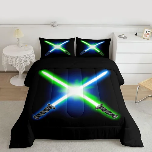 Vista 36 de Feelyou, juego de ropa de cama estilo vaquero tamaño individual para niños, juego de edredón occidental para niños y niñas, desierto del lejano
