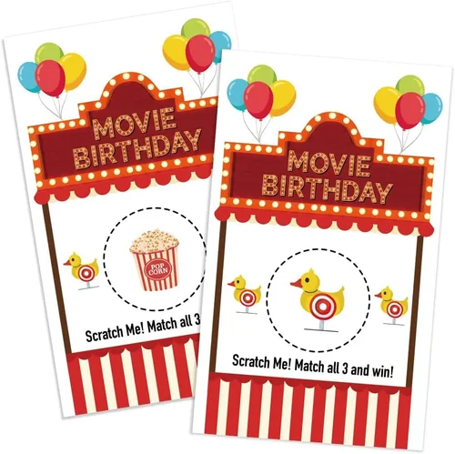 Vista 18 de Paquete de 50 tarjetas de juego para raspar para fiesta de inauguración de la casa, globos dorados de champán para raspar para mudanzas, fiesta