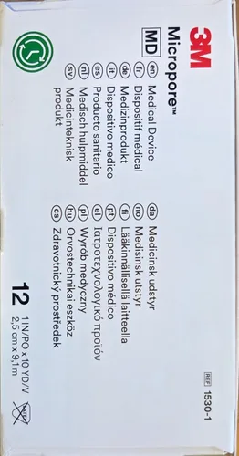 Vista 6 de 3M Medical & Surgical (n) Micropore - Esparadrapo quirúrgico blanco 1 X 10 yardas BX/12