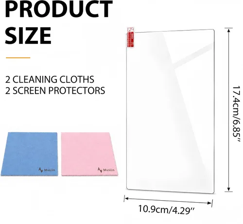 Vista 2 de Musiin Protector de pantalla táctil de 7 pulgadas compatible con Akai MPC