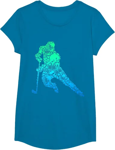 Vista 31 de Jugador de hockey sobre hielo Camiseta de hockey sobre hielo para hombres y niños Asphalt Grey