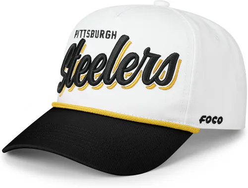 Vista 31 de FOCO Gorra con logotipo del equipo de la NFL para hombre con script Monty