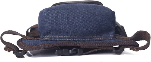 Vista 5 de Gzqirun - Bolsa de lona para muslo cintura para hombres y mujeres viajes al aire libre camping ciclismo