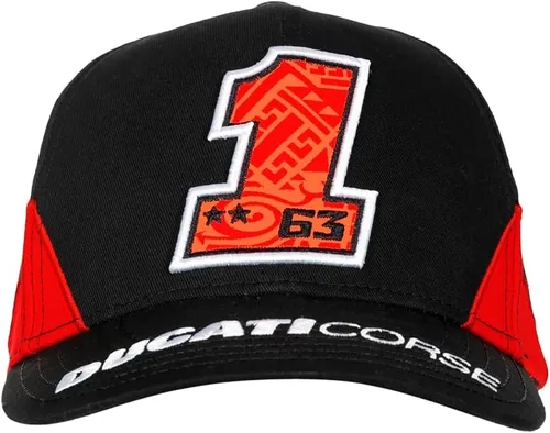 Vista 2 de 63 Gorra Ducati Bagnaia Ducati Bagnaia, Negro, Talla única