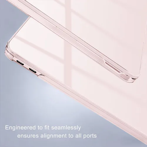 Vista 8 de MOSISO Compatible con MacBook Neo Case 13 pulgadas 2026 A3404 A18 Pro Chip Rubor de cristal