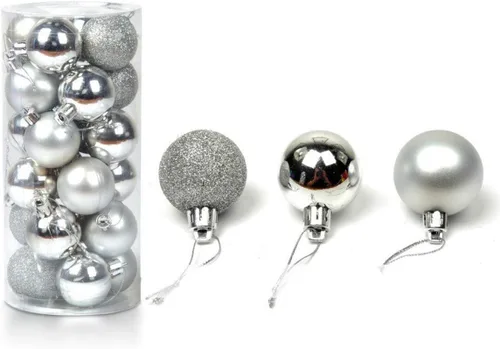 Vista 13 de Bola de árbol de Navidad de 1.181 in para colgar en casa, fiesta, adorno de árbol de Navidad, bola decorada, regalos para el Año Nuevo (negro)