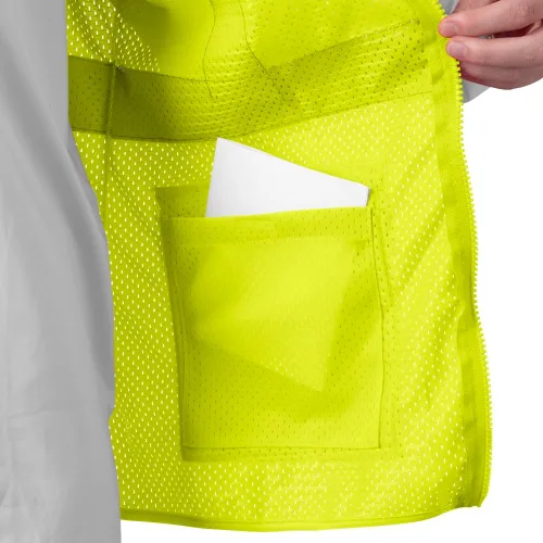 Vista 4 de Ironwear 1130 Chaleco de seguridad de alta visibilidad para mujer Verde