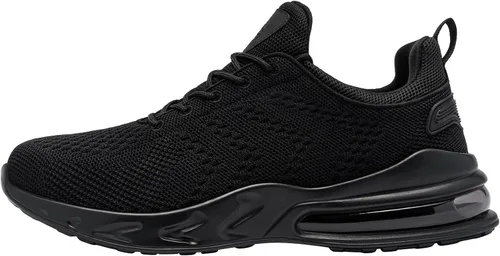 Vista 5 de LARNMERN Zapatos de trabajo antideslizantes para hombre, resistentes al agua, zapatos para caminar, zapatos trabajo, servicio de alimentos