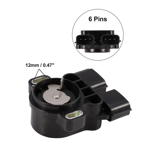 Vista 3 de X AUTOHAUX Reemplazo del sensor de posición del acelerador de coche negro A22-661-J03 para Nissan Skyline RB33 2.5L RB25DET 93-98 para Nissan Patrol