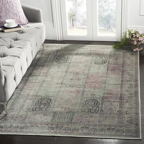 Vista 13 de SAFAVIEH Vintage Collection - Alfombra de pasillo de 2 pies 2 pulgadas x 6 pies, morado y fucsia, viscosa, diseño oriental envejecido