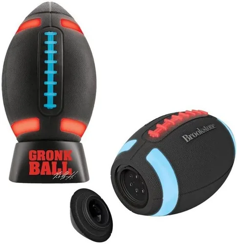 Vista 2 de Brookstone Gronkball - Altavoz Bluetooth inalámbrico portátil de fútbol