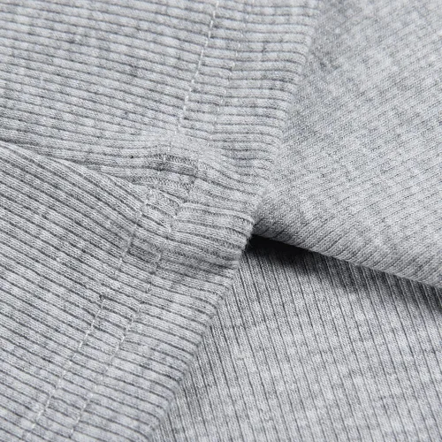 Vista 4 de Artfish Camiseta sin mangas de algodón de longitud completa para mujer, acanalada, ajustada, espalda cruzada, cuello alto, básica
