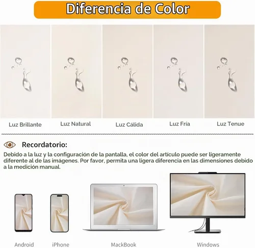 Vista 3 de YISUN - Fundas para taburete de bar, mezcla de forro polar elástico y poliéster, lavables y removibles, para taburete de bar y silla alta, con Beige
