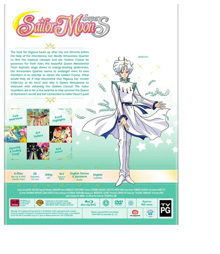 Vista 3 de Sailor Moon SuperS Part 2 (Season 4) (Standard BDDVD Combo Pack) Blu-ray