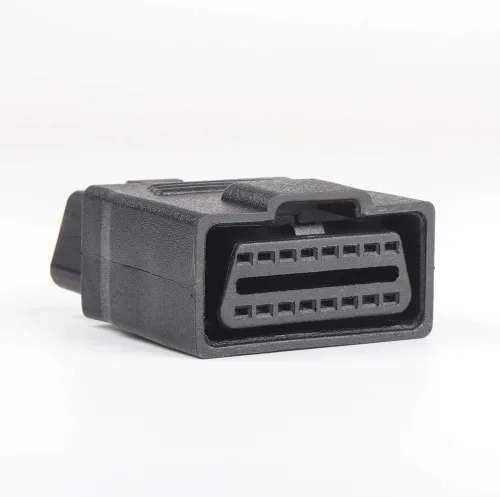 Vista 4 de Mini tamaño OBD2 OBDII Full 16 Pin macho a hembra Adaptador de diagnóstico Extensor de diagnóstico OBD Conector de extensión de puerto convertidor
