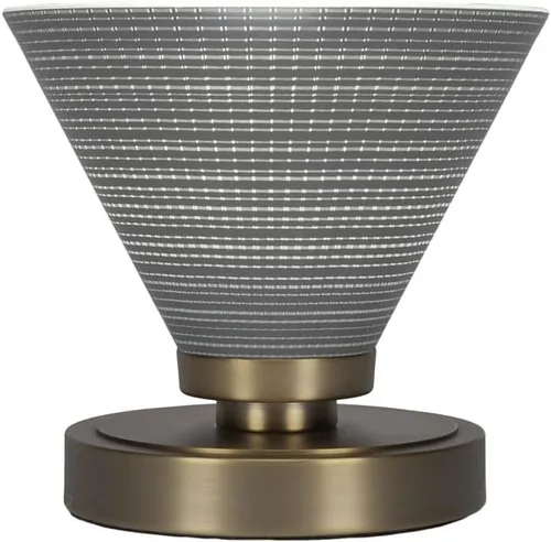 Vista 75 de Luna - Lámpara de mesa con 1 luz en granito oscuro (51-DG-300)
