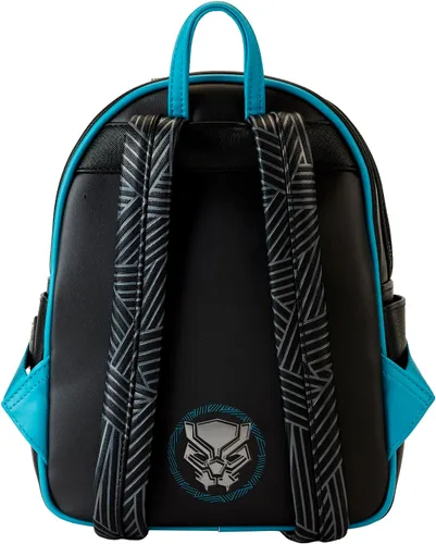 Vista 5 de Loungefly Marvel Wakanda Forever Mini-mochila Black Panther, exclusiva de Tienda