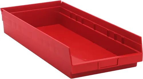Vista 10 de Quantum qsb116bk Negro Economía Shelf Bin, 23 – 5/8" X 11 – 1/8" x 4" Tamaño (Pack de 6)