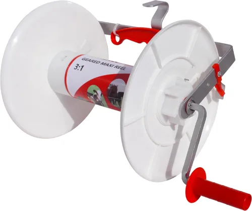 Vista 14 de Paquete de 1 carrete estándar de cercado eléctrico con engranajes 3:1 para tu valla eléctrica