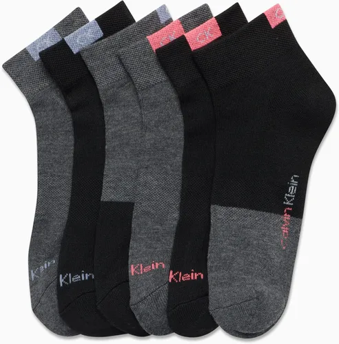 Vista 3 de Calvin Klein Calcetines deportivos para mujer - Calcetines tobilleros de corte de cuarto (6 unidades)