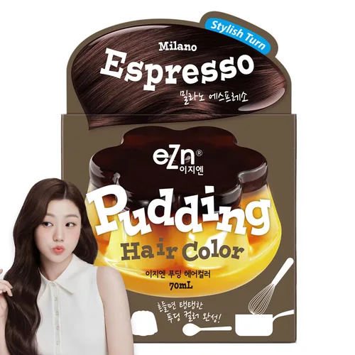 Vista 22 de eZn Tinte para el cabello con pudín (beige ceniza) - Tinte coreano