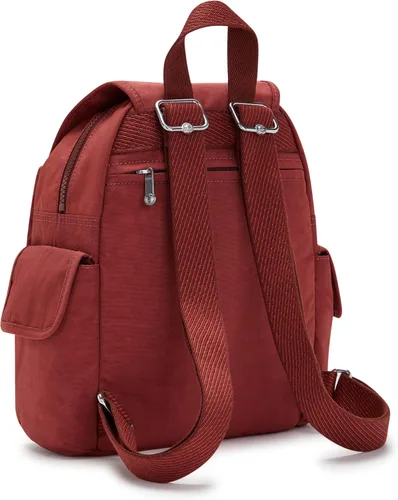 Vista 2 de Kipling Mochila mediana para mujer Carmín Dusty M City Pack - Mochila mediana