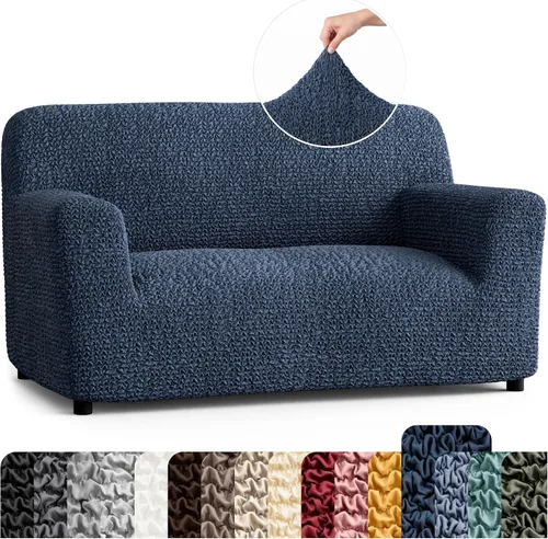 Vista 52 de PAULATO BY GA.I.CO. Funda para Silla - Funda para Sillón - Funda para Sillón - Funda de Tela Suave - Protector de Muebles Elegante de Ajuste Ceniza