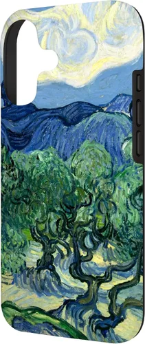 Vista 2 de Van Gogh Olivos con Alpilles Painting Famous Art Funda para iPhone 17