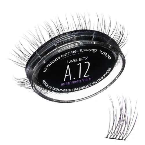 Vista 14 de Lashify Amplify - Extensiones de pestañas Gossamer de 0.47 pulgadas, color ceniza, pestañas postizas para un aspecto natural