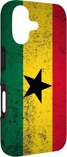Vista 3 de Grunge Ghana Flag Vintage Accra West African Ghanaian Gift Case for iPhone 17