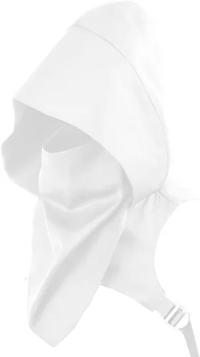 Vista 9 de BLESSUME Sombrero de capucha Steampunk Rogue con hebilla de brazo ajustable, calentador de cuello, disfraz con capucha