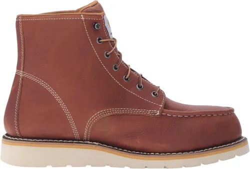 Vista 6 de Carhartt Botas de trabajo de 6 pulgadas impermeables de cuña suave con casquillo de acero, para hombre