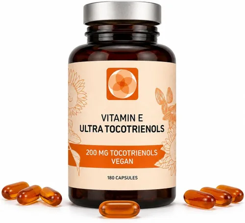 Vista 3 de Ultra tocotrienol 200mg Vitamina E Vegano – Los 4 tocotrienoles – Alfa Tocotrienol + Beta Tocotrienol + Tocotrienol Gamma + Tocotrienol Delta – Sin