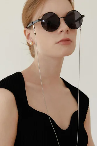 Vista 2 de Correas de cristal de ojo de cuero real Retenedores de gafas de ojos Cadenas acollador, soporte para gafas de sol