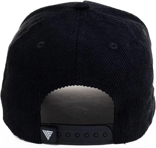 Vista 5 de Urban Effort Specialty Mens Snapback Hat - Curved Brim A Frame Adjustable Trucker Cap for Men and Women negro-pana