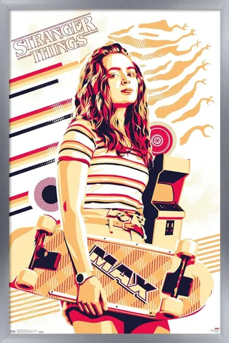 Vista 12 de Trends International Netflix Stranger Things: Season 3 - Póster de pared máximo, 14.725 x 22.375 pulgadas, versión enmarcada de madera de granero