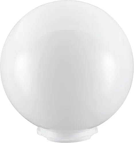 Vista 16 de Aspen Creative 28002-60-41, 8 pulgadas de acrílico transparente lámpara poste globo con 3-7/8" cuello