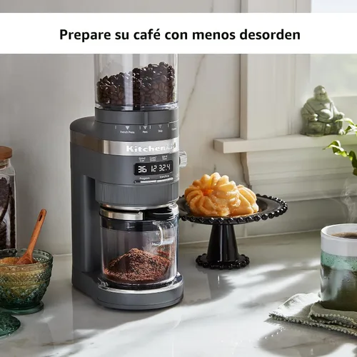Vista 7 de KitchenAid Molinillo de café de rebabas - KCG8433 - Gris carbón mate