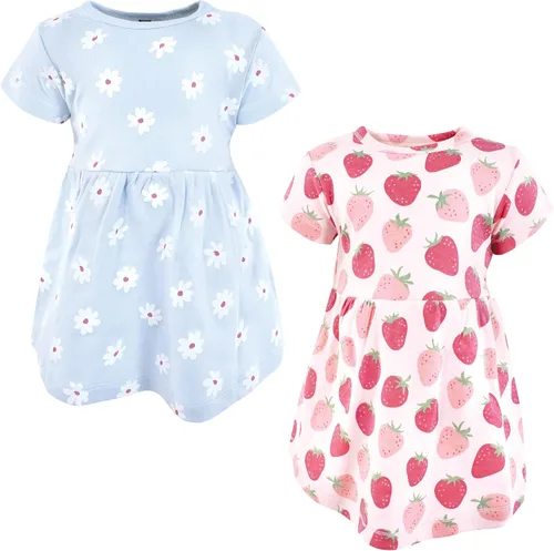 Vista 18 de Hudson Baby Vestidos de algodón para niña Manzana