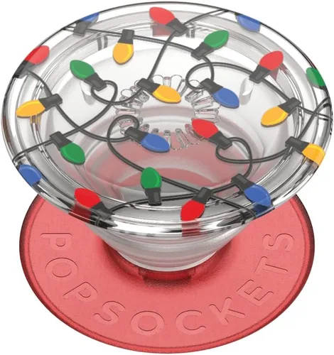 Vista 9 de PopSockets - Agarre para teléfono con soporte expandible, agarre adhesivo - Tidepool Candy Cane Lane