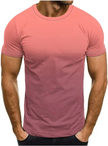 Vista 4 de Camisetas gráficas de gran tamaño para hombre, camisetas atléticas de manga corta con cuello redondo, divertidas camisetas atléticas