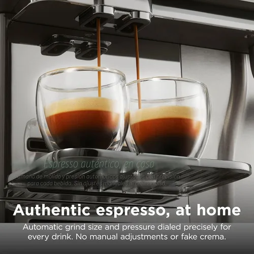Vista 8 de Ninja AutoBarista Espresso totalmente automático, 10 opciones de bebidas, AE1002